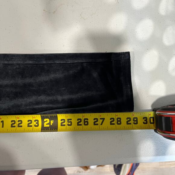 New! Spanx Navy Blue Velvet Velour Skinny Leggings Womens Size Small - Picture 8 of 8